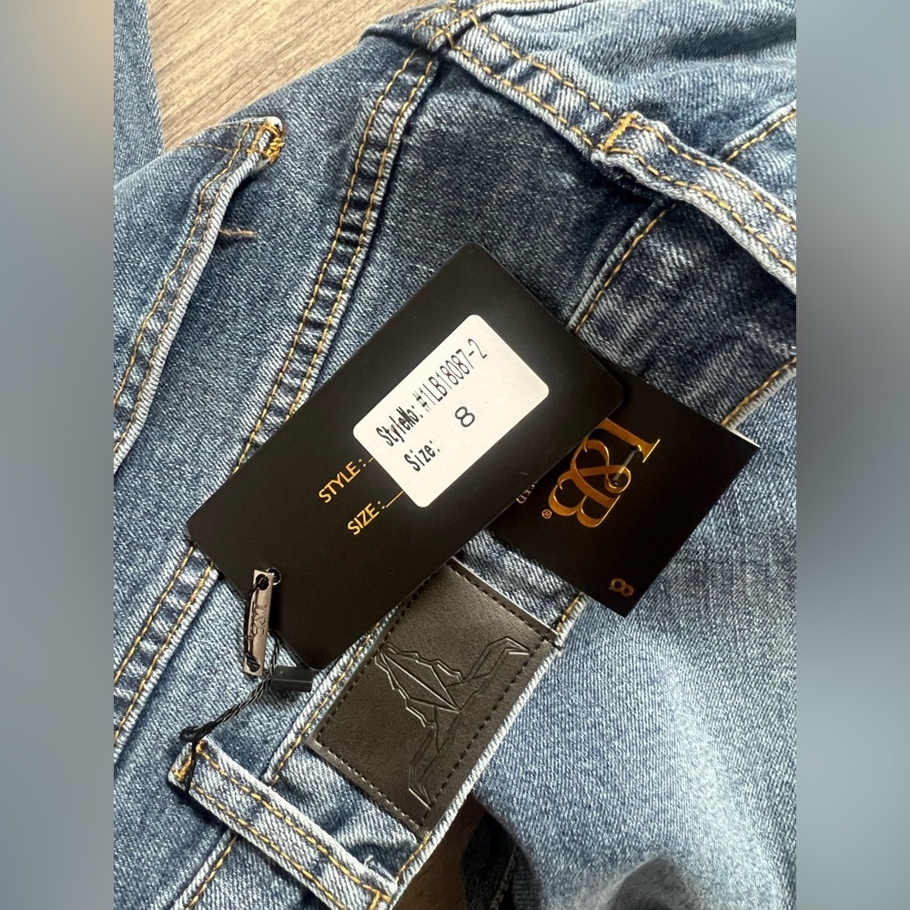 Lucky & Blessed MID Wash Flare Jeans - Picture 13 of 16